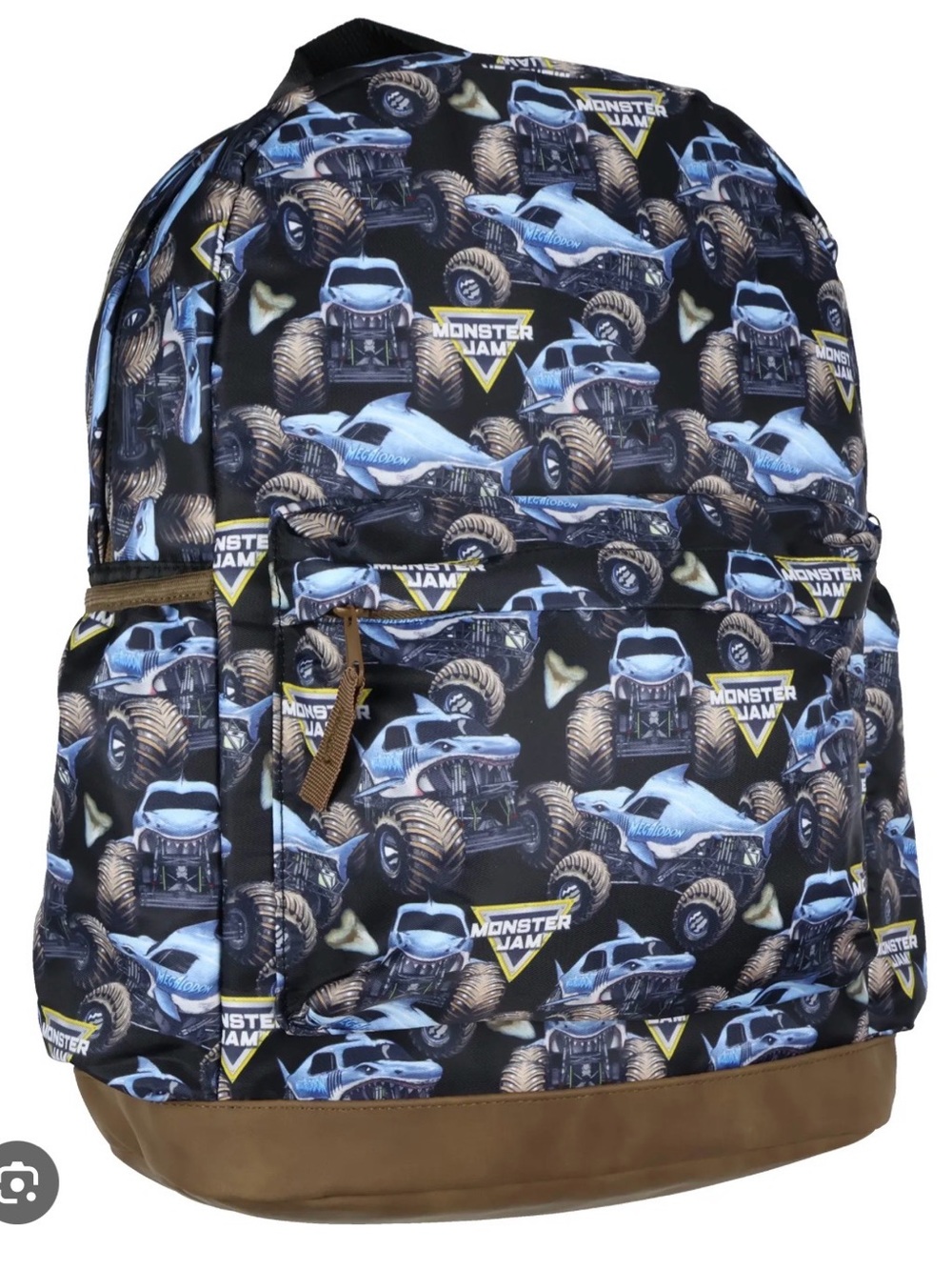 Monster Jam Black & Blue Kids' Backpack
